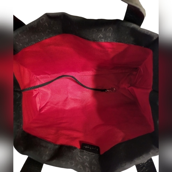 Authentic Bvlgari Canvas Monogram Tote with Leather Trim Black - Picture 4 of 14